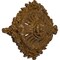 Ekena Millwork Antonio Ceiling Medallion, Hand-Painted Smokey Topaz Crackle, 35 7/8"W x 22 1/2"H x 4 3/8"P CM35X22ANSTC - alternate 3
